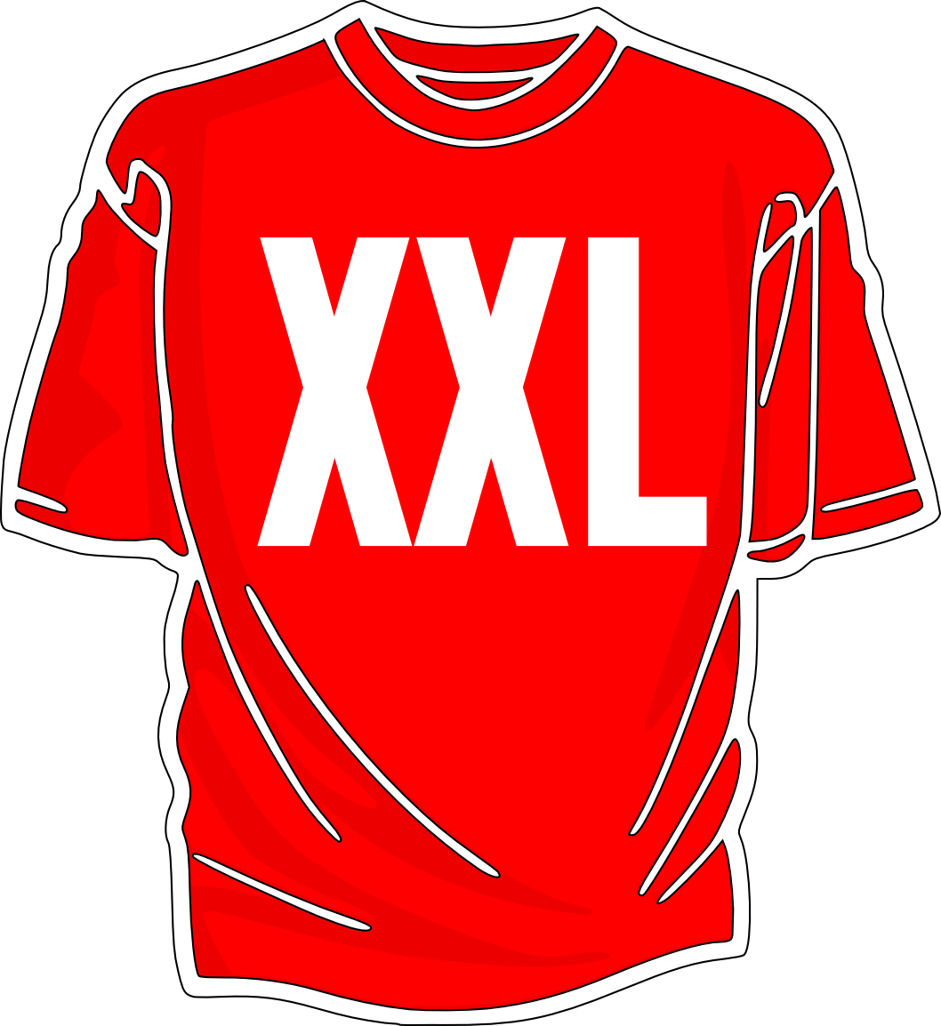 XX Large Size Tees