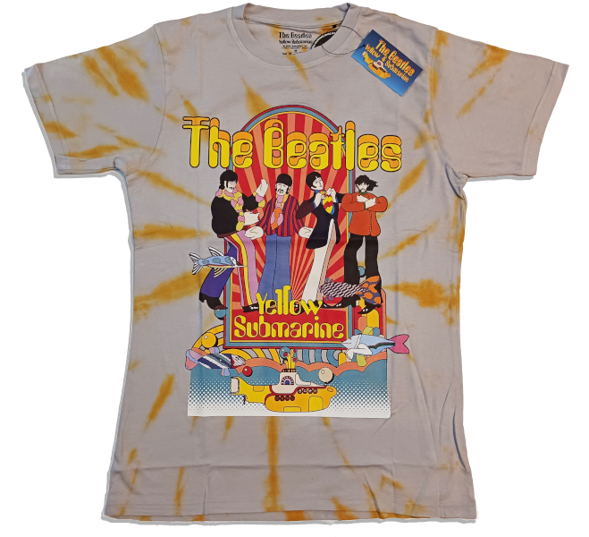 The Beatles Unisex Tee Shirt<br>Yellow Submarine<br>Size: Medium