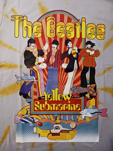 The Beatles Unisex Tee Shirt<br>Yellow Submarine<br>Size: Medium