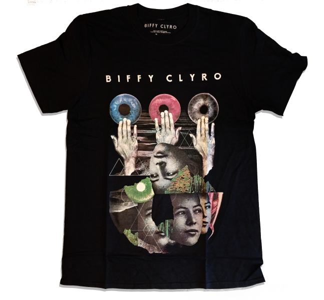 Biffy Clyro Unisex Tee Shirt<br>Hands<br>Size: Medium