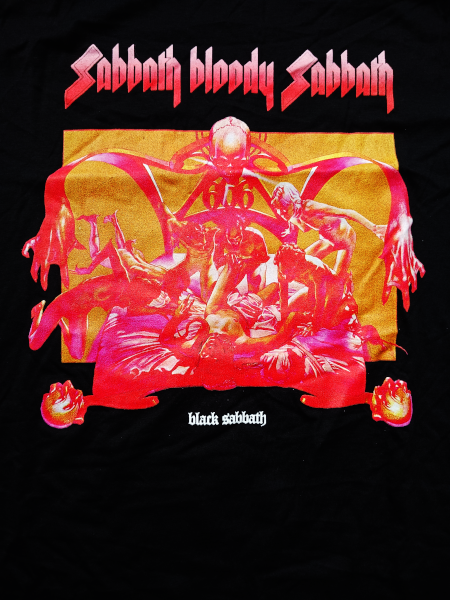 Black Sabbath Unisex Tee Shirt<br>Sabbath Bloody  Sabbath<br>Size: XX Large