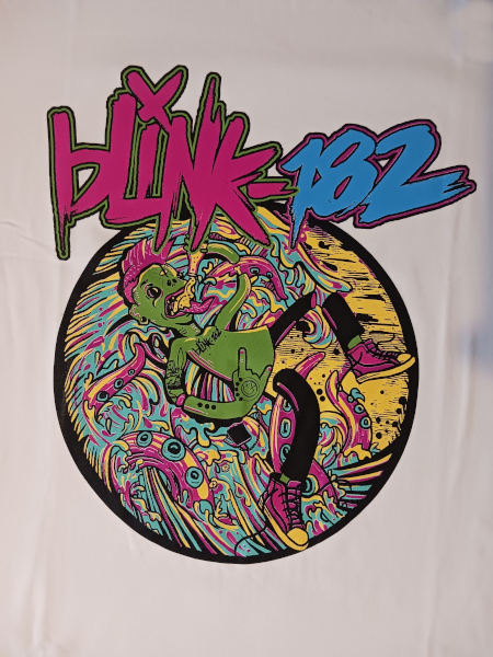 Blink-182 Unisex Tee Shirt<br>Overboard Event<br>Size: Medium