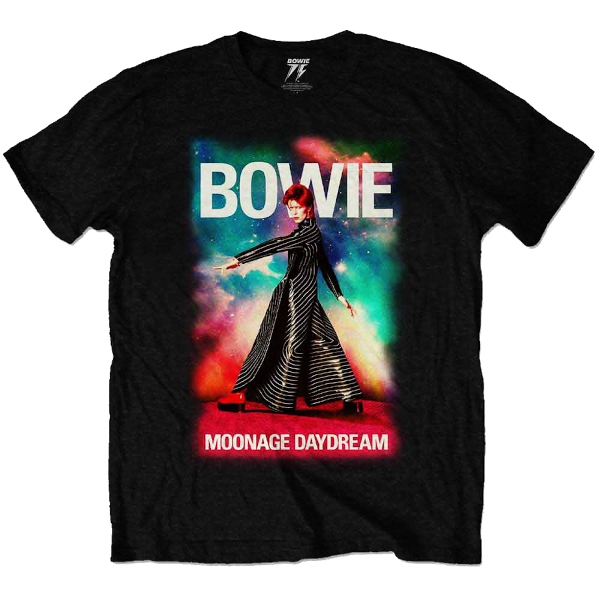 David Bowie Unisex Tee Shirt<br>Moonage Daydream<br>Size: Medium