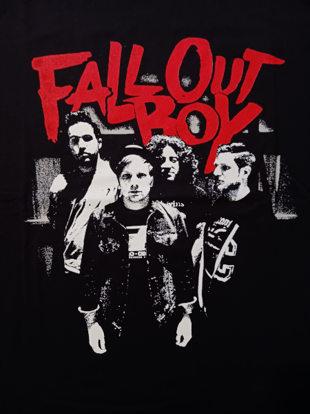 Fall Out Boy Unisex Tee Shirt<br>Punk Scratch<br>Size: Medium