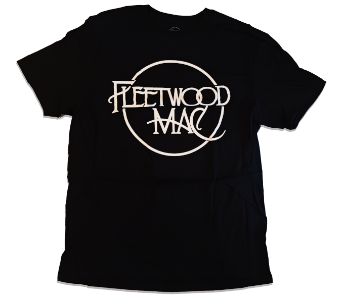 Fleetwood Mac Unisex Tee Shirt<br>Classic Logo<br>Size: Large