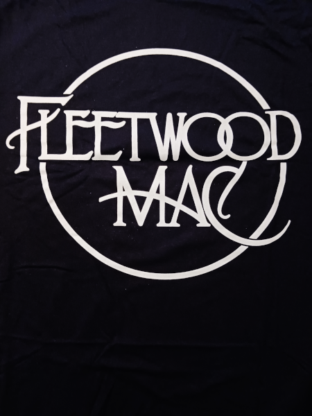 Fleetwood Mac Unisex Tee Shirt<br>Classic Logo<br>Size: Large