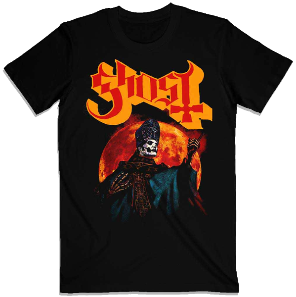 Ghost Unisex Tee Shirt<br>Hunter's Moon<br>Size: Large