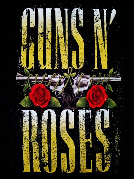 Guns N' Roses Unisex Tee Shirt<br>Big Guns (Wash)<br>Size: X Large