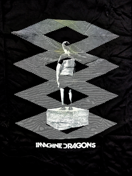 Imagine Dragons Unisex Tee Shirt<br>Zig Zag<br>Size: Large