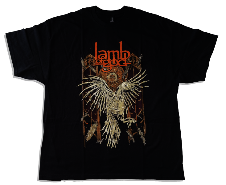 Lamb Of God Unisex Tee Shirt<br>Crow<br>Size: XX Large