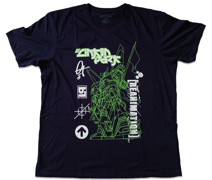 Linkin Park Unisex Tee Shirt<br>Reanimation Robot Sketch<br>Size: X-Large