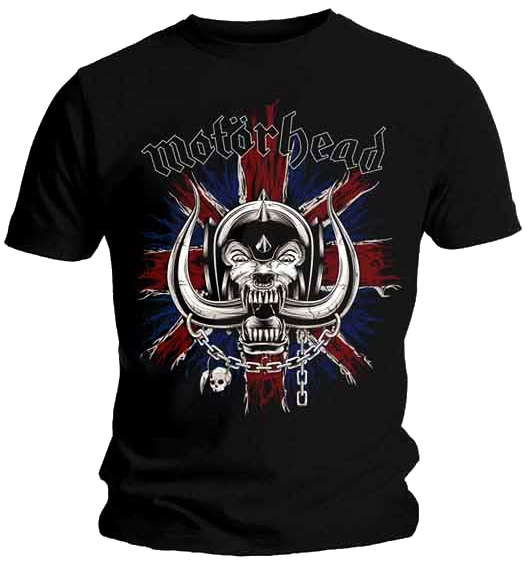 Motorhead Unisex Tee Shirt<br>Warpig with Union Jack<br>Size: X Large