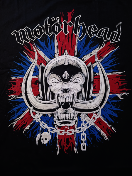 Motorhead Unisex Tee Shirt<br>Warpig with Union Jack<br>Size: Large