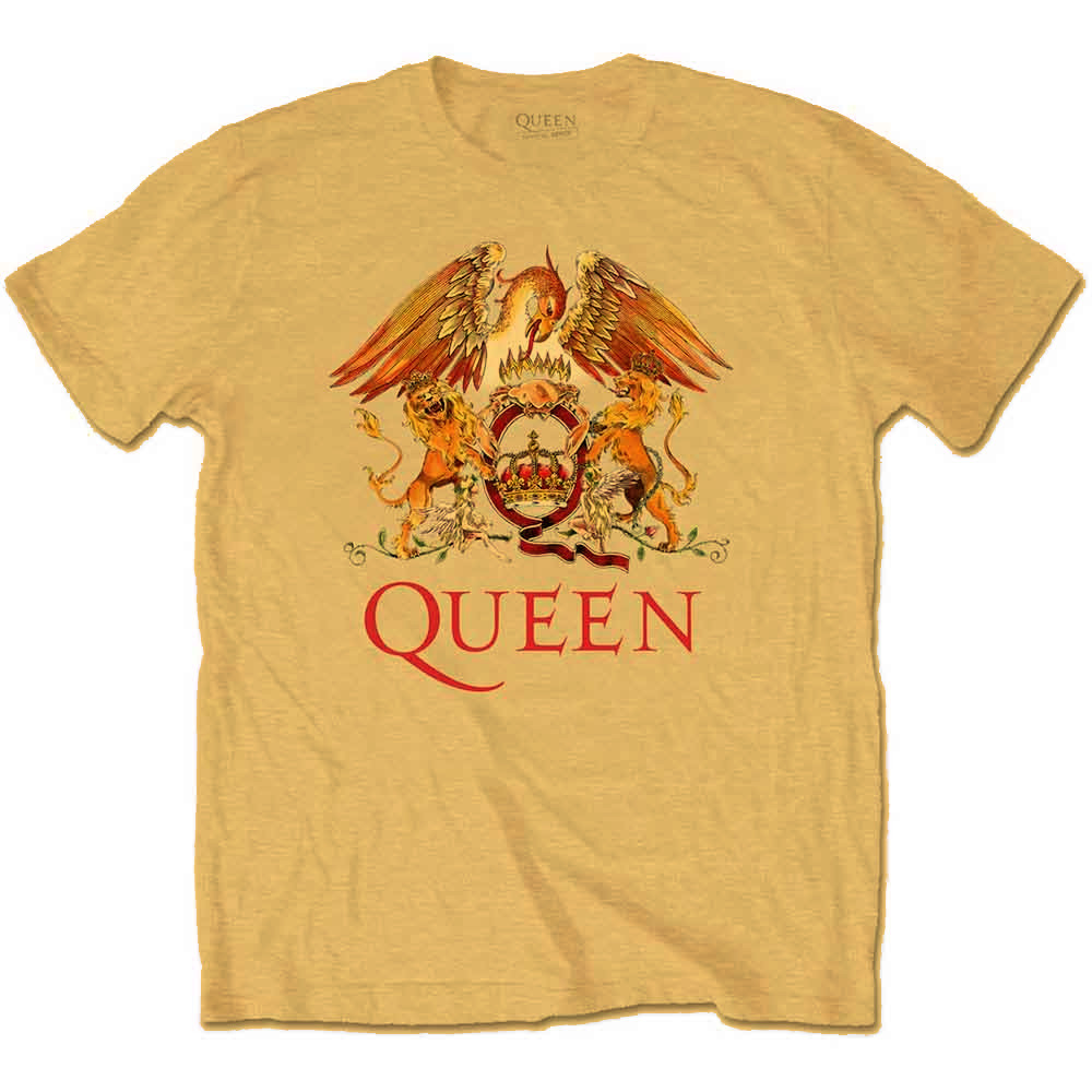 Queen Unisex Tee Shirt<br>Classic Crest<br>Size: XX Large