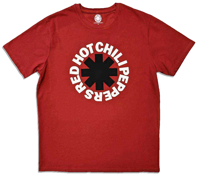 Red Hot Chili Peppers<br>Unisex Tee Shirt<br>Classic Asterisk<br>Size: Large