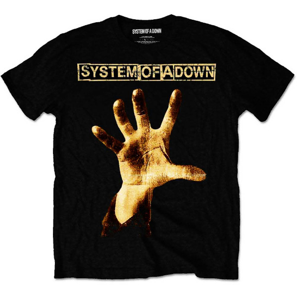 System Of A Down<br>Unisex Tee Shirt<br>Self Titled Album<br>Size: X Large