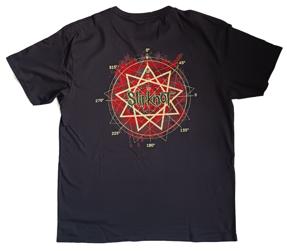 Slipknot Unisex Tee Shirt<br>with backprint<br>Come Play Dying<br>Size: XX Large