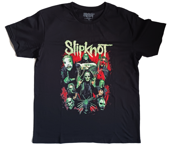 Slipknot Unisex Tee Shirt<br>with backprint<br>Come Play Dying<br>Size: XX Large