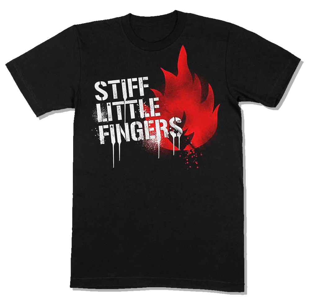 Stiff Little Fingers Unisex Tee Shirt<br>Graffiti<br>Size: X Large