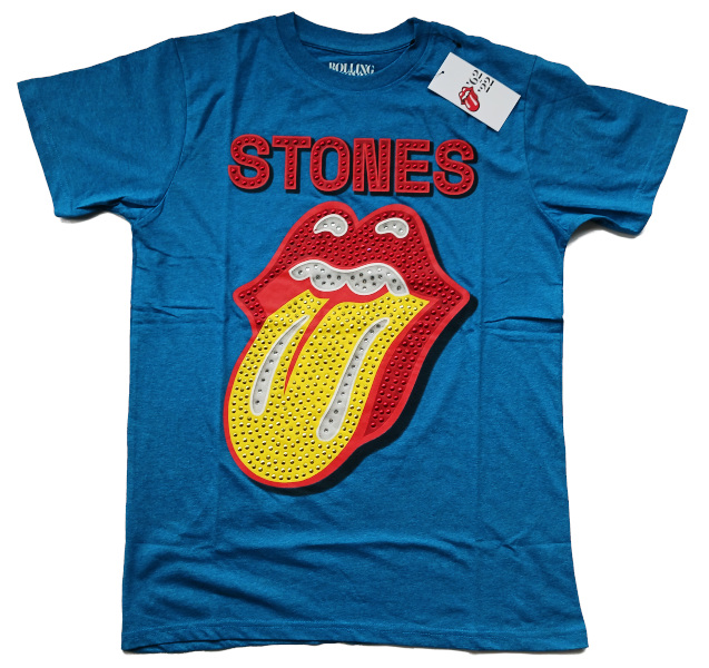 The Rolling Stones Unisex Tee Shirt<br>Tongue (Embellished)<br>Size: Medium