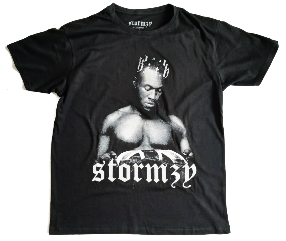 StormzyUnisex Tee Shirt<br>Heavy is the head<br>Size: Medium