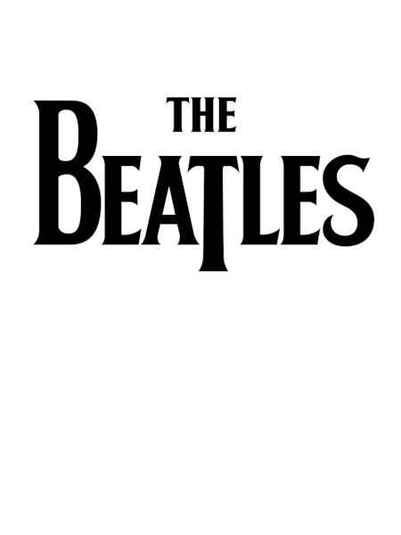 The Beatles Unisex Tee Shirt<br>Drop T Logo<br>Size: Large