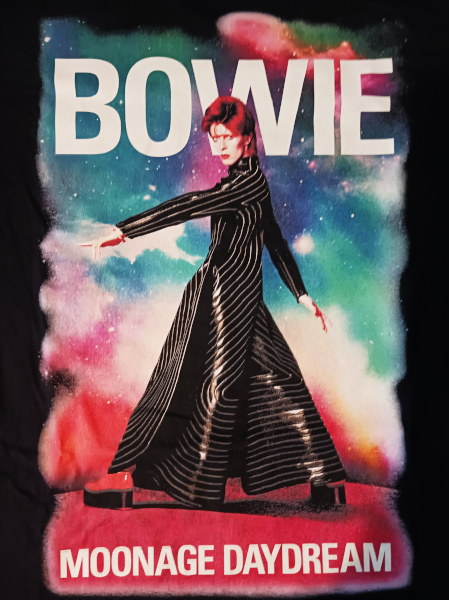 David Bowie Unisex Tee Shirt<br>Moonage Daydream<br>Size: Medium