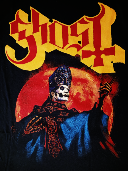 Ghost Unisex Tee Shirt<br>Hunter's Moon<br>Size: Large