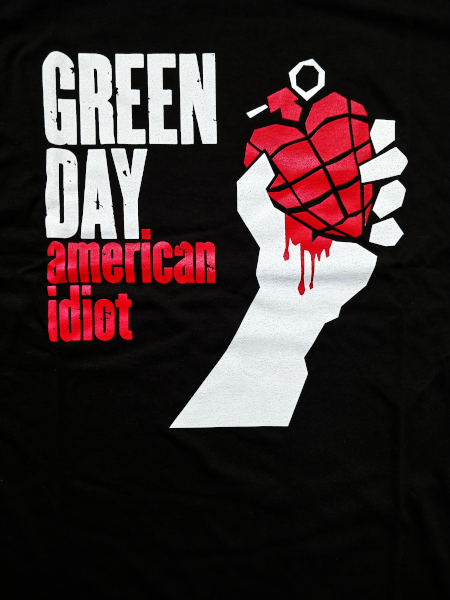 Green Day Unisex Tee Shirt<br>American Idiot<br>Size: Large