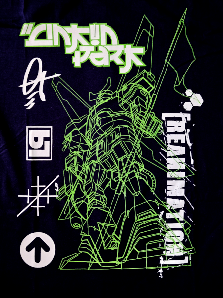 Linkin Park Unisex Tee Shirt<br>Reanimation Robot Sketch<br>Size: X-Large