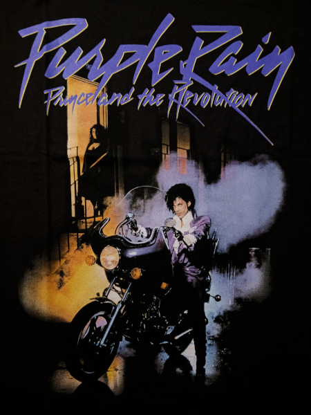 Prince Unisex Tee Shirt<br>Purple Rain<br>Size: Medium