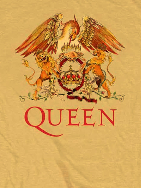 Queen Unisex Tee Shirt<br>Classic Crest<br>Size: XX Large