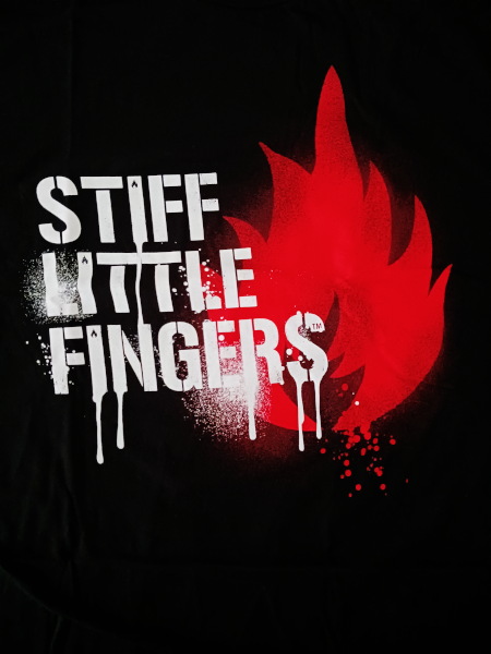 Stiff Little Fingers Unisex Tee Shirt<br>Graffiti<br>Size: X Large