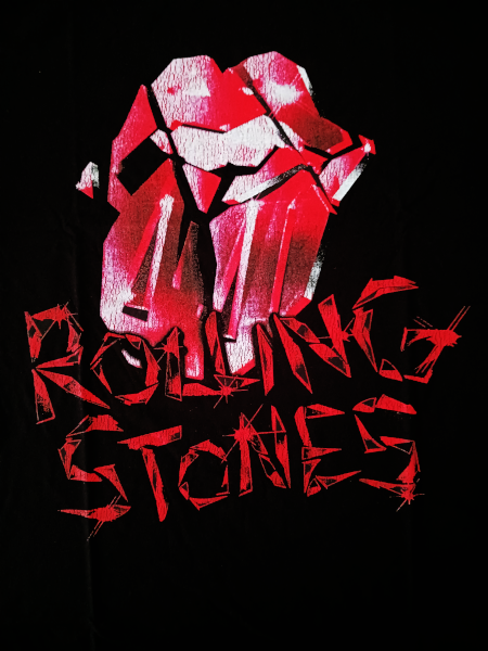 Rolling Stones Unisex Tee Shirt<br>Cracked Lips<br>Size: X Large