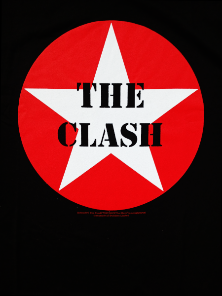 The Clash Unisex Tee Shirt<br>Star Badge<br>Size: XX Large